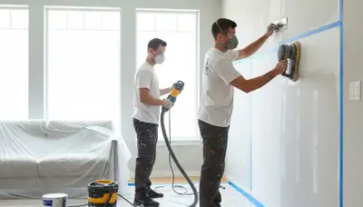 Professional drywall repair and wall restoration in Billings, MT home by expert painting contractors