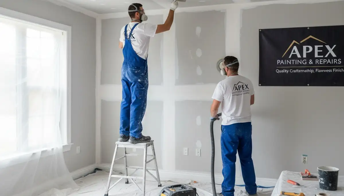 Professional drywall repair and wall restoration by house painters in Billings, MT home interior