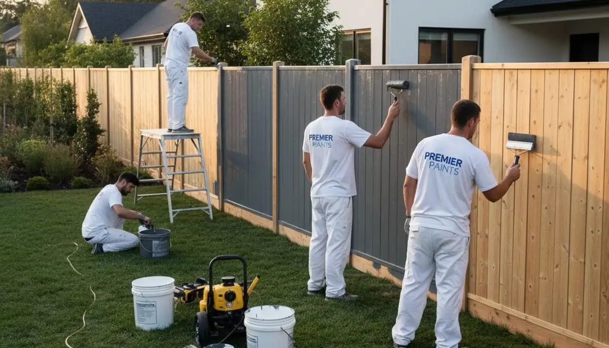 Professional fence painting in Billings, MT by expert house painters for durable outdoor finishes