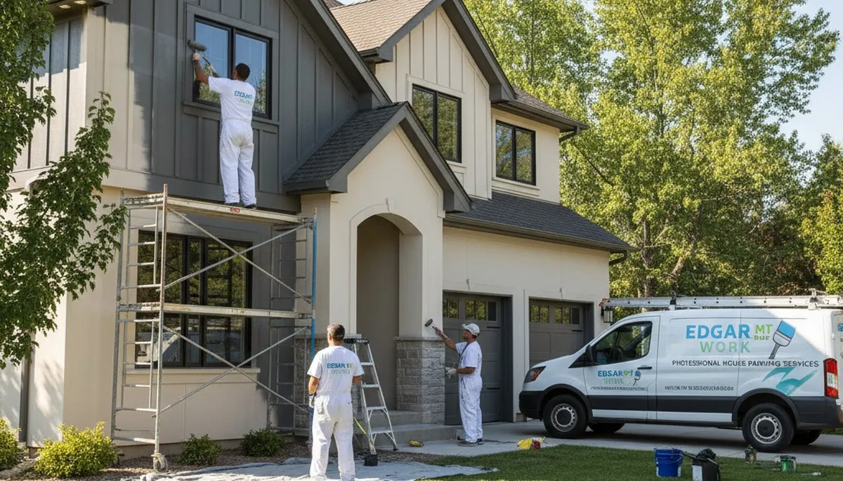 Professional house painters providing exterior home painting services in Billings, Montana
