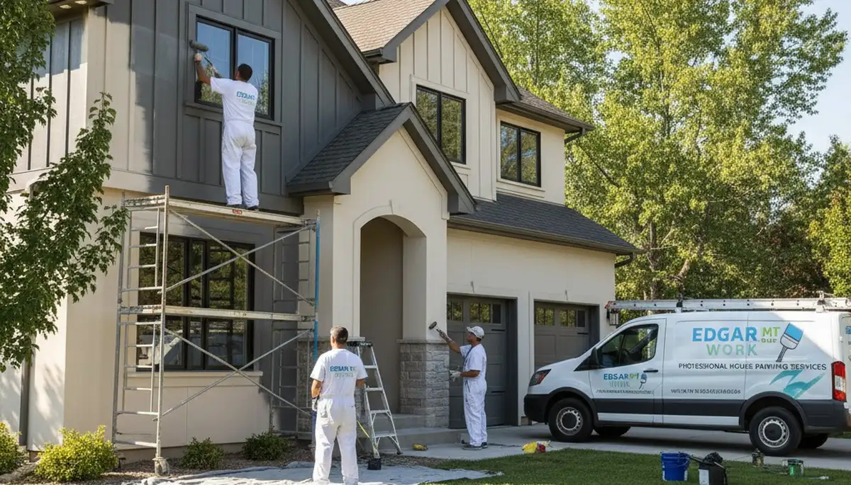 Professional house painters providing exterior home painting services in Billings, Montana