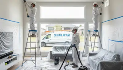 Professional popcorn ceiling removal by house painters in Billings, MT homes